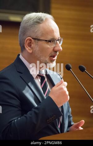 Adam Niedzielski, Minister of Health of Poland in Gdansk, Poland © Wojciech Strozyk / Alamy Stock Photo Stock Photo