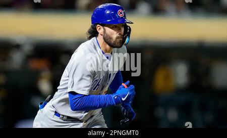 Chicago Cubs' Dansby Swanson before a baseball game, Sunday, May 21, 2023,  in Philadelphia. (AP Photo/Matt Rourke Stock Photo - Alamy