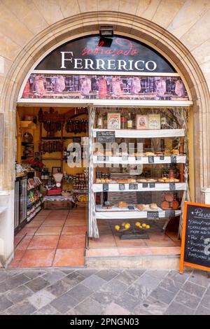 Palma, Mallorca, Spain - 30, March, 2023. Best Tradicional Bakery shop Fornet de la Soca in historic centre, Palma de Majorca, Spain Stock Photo