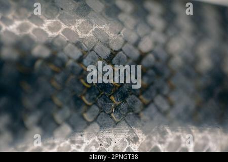 Black Fiber carbon texture pattern Stock Photo