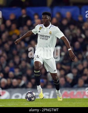 Real Madrid's Aurelien Tchouameni during Spanish Kings Cup Round of 8