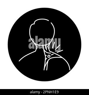 Myositis color line icon. Human diseases. Pictogram for web page, mobile app, promo. Stock Vector