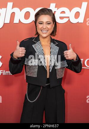 Lizze Broadway attends Apple TV+ Original Films "Ghosted" premiere at