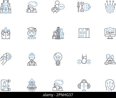 Electronics line icons collection. Circuitry, Devices, Gadgets, Amplifiers, Cables, Diodes, Monitors vector and linear illustration. Microprocessors Stock Vector