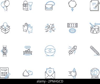 Fashion Accessories line icons collection. Scarf, Hat, Sunglasses, Earrings, Bracelet, Necklace, Ring vector and linear illustration. Watch,Belt,Purse Stock Vector