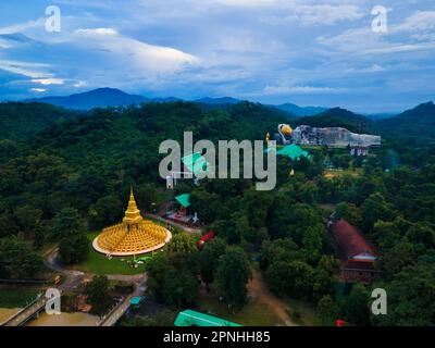 Saraburi, Thailand, October 31, 2020. Wat Pa Sawang Bun, It was built in 1985 by Luang Pho Somchai Punyamano on his father's land. Stock Photo