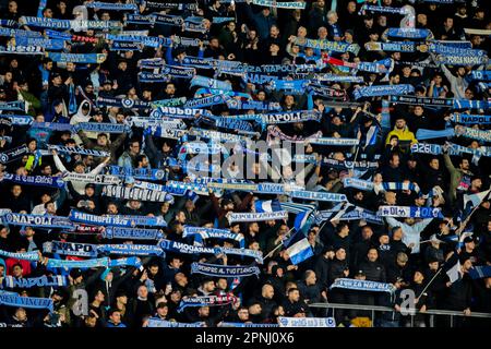 Ultras SSC Napoli during UEFA Champions League quarter-final return