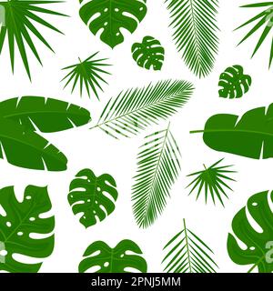 Tropical pattren background Stock Vector