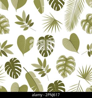 Tropical pattren background Stock Vector