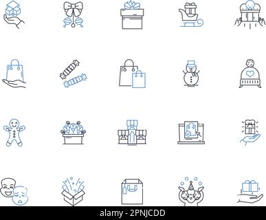Tokens line icons collection. Blockchain, Cryptocurrency, Decentralized, Digital, Ethereum, Utility, Smart contract vector and linear illustration Stock Vector