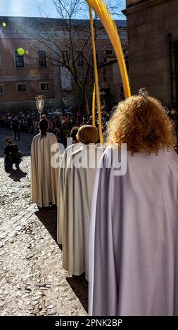 Venerable, Royal and Illustrious Brotherhood of Our Mother Mary Immaculate in her Greatest Anguish and Mercy and Christ the King in his triumphal entr Stock Photo