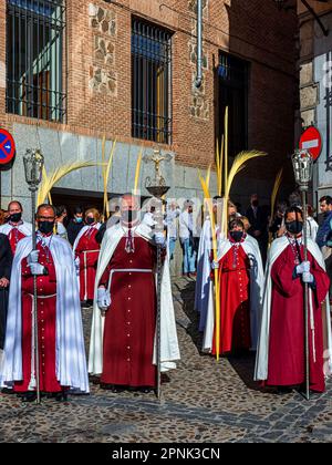 Venerable, Royal and Illustrious Brotherhood of Our Mother Mary Immaculate in her Greatest Anguish and Mercy and Christ the King in his triumphal entr Stock Photo