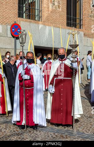 Venerable, Royal and Illustrious Brotherhood of Our Mother Mary Immaculate in her Greatest Anguish and Mercy and Christ the King in his triumphal entr Stock Photo