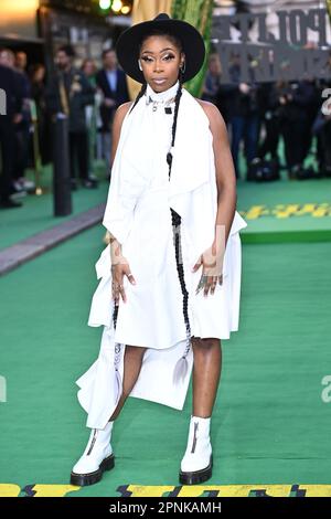 London, UK. 19th Apr, 2023. Seraphina Beh attending a special screening of Polite Society, at the Curzon Mayfair in London. Picture date: Wednesday April 19, 2023. Photo credit should read Credit: Matt Crossick/Alamy Live News Stock Photo