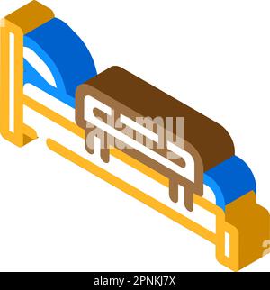 bed rail kid bedroom isometric icon vector illustration Stock Vector ...