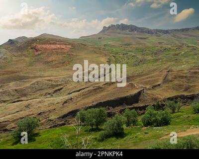 Noah's Ark Monument on Mount Ararat. Near Dogubeyazit, Agri Province, Türkiye Stock Photo