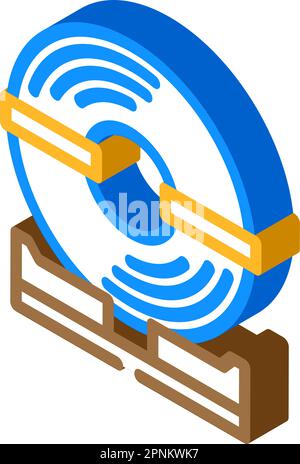 coil steel production isometric icon vector illustration Stock Vector ...