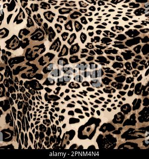 leopard design pattern. leopard fur texture real fur. Wild animals pattern  print Stock Photo - Alamy