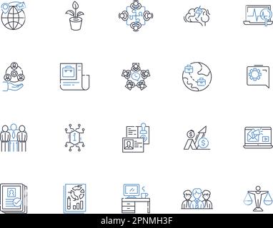 Foresight line icons collection. Insightful, Anticipation, Prescience ...