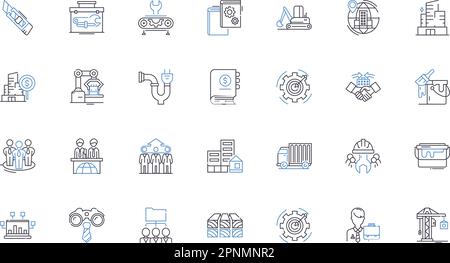 Human development line icons collection. Growth, Maturation, Learning, Adulthood, Progression, Maturity, Development vector and linear illustration Stock Vector