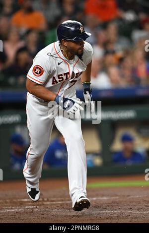 Houston Astros' Jose Abreu bats during the first inning of a spring  training baseball game against the Miami Marlins, Sunday, March 19, 2023,  in Jupiter, Fla. (AP Photo/Lynne Sladky Stock Photo - Alamy