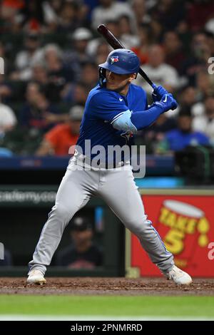 Toronto Blue Jays' Daulton Varsho, center, celebrates his game-winning ...