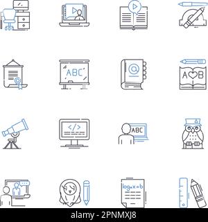 Redrafting line icons collection. Revision , Editing , Rewriting ...