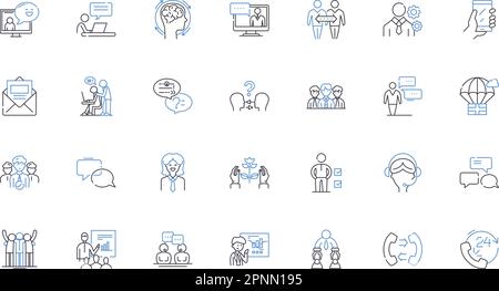 Technical backup line icons collection. Recovery, Support, Solutions, Expertise, Restoration, Maintenance, Database vector and linear illustration Stock Vector