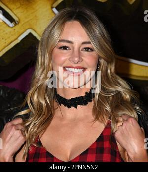 Hassie Harrison arriving at “Quasi” Los Angeles premiere held at the