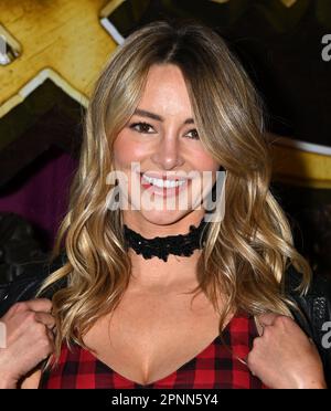 Hassie Harrison arriving at “Quasi” Los Angeles premiere held at the