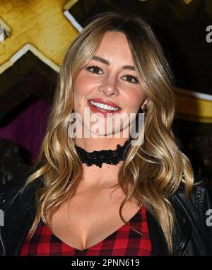 Hassie Harrison arriving at “Quasi” Los Angeles premiere held at the