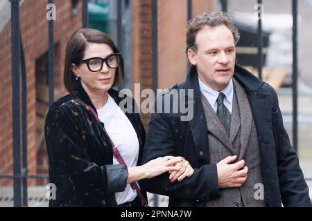 Sadie Frost arrives at the Royal Courts of Justice this morning.   Image shot on 29th Mar 2023.  © Belinda Jiao   jiao.bilin@gmail.com 07598931257 htt Stock Photo