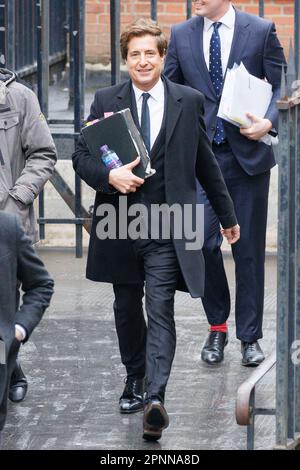 David Sherborne arrives at the Royal Courts of Justice this morning.   Image shot on 29th Mar 2023.  © Belinda Jiao   jiao.bilin@gmail.com 07598931257 Stock Photo