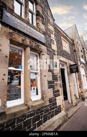 R Carter and Son, Butchers shop in Bamburgh, Northumberland Stock Photo