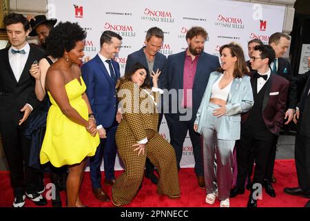 New York, USA. 19th Apr, 2023. The cast attends 'Peter Pan Goes Wrong' Broadway opening night at the Ethel Barrymore Theatre in New York, NY on April 19, 2023. (Photo by Efren Landaos/Sipa USA) Credit: Sipa USA/Alamy Live News Stock Photo