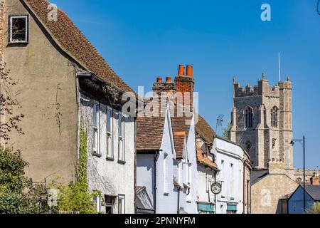 Local Area Images of Sudbury Suffolk, England, UK Stock Photo