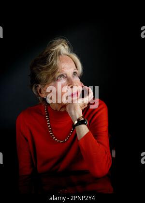 Portrait of Leslie Caron to celebrate her 90th birthday Stock Photo