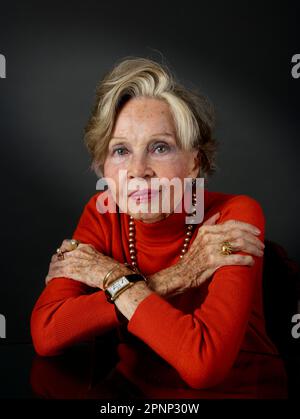 Portrait of Leslie Caron to celebrate her 90th birthday Stock Photo