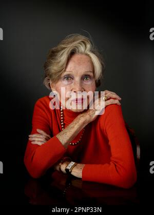 Portrait of Leslie Caron to celebrate her 90th birthday Stock Photo