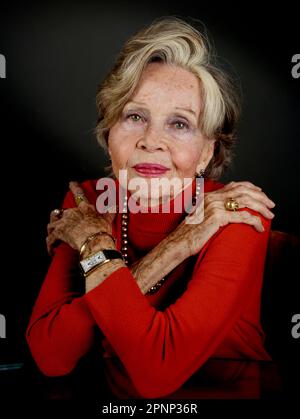 Portrait of Leslie Caron to celebrate her 90th birthday Stock Photo