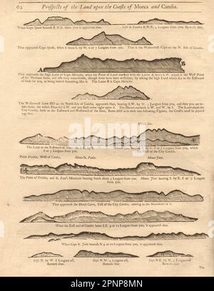 1747 old antique vintage map plan chart Stock Photo - Alamy