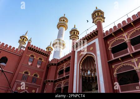 Kolkata, India. 19th Apr, 2023. Inside view of one of the principal Mosques of Kolkata named Nakhoda Mosque. One of the oldest Mosques which was established in 1926. (Photo by Jit Chattopadhyay/SOPA Images/Sipa USA) Credit: Sipa USA/Alamy Live News Stock Photo