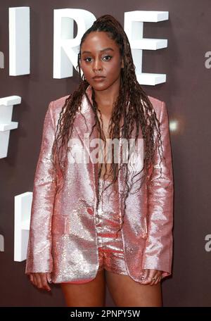 Crystal Clarke attends film premiere of 'Empire of Light' during the