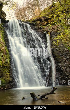 Falling Foss Waterfall Stock Photo