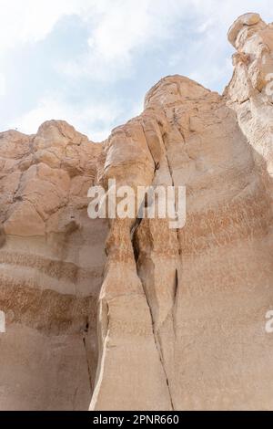 Al Qarah Mountains Hills in Al-Ahsa, in the Eastern Province of Saudi Arabia. Stock Photo