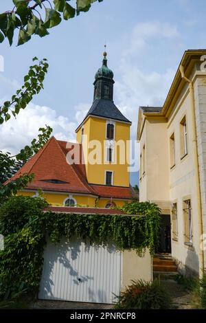 Town church of Hohnstein, Saxon Switzerland, Saxony, Germany, Europe. Stock Photo