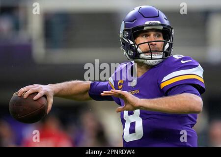 Minnesota Vikings quarterback Kirk Cousins speaks to the media during an  NFL football press conference in Eagan, Minn., Wednesday, May 3, 2023. (AP  Photo/Abbie Parr Stock Photo - Alamy