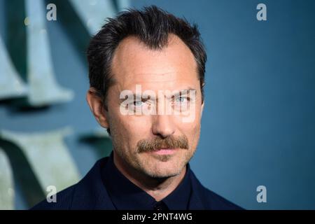 London, UK. 20th Apr, 2023. Jude Law attending the world premiere of Peter Pan & Wendy, at the Curzon cinema in Mayfair. Picture date: Thursday April 20, 2023. Photo credit should read Credit: Matt Crossick/Alamy Live News Stock Photo