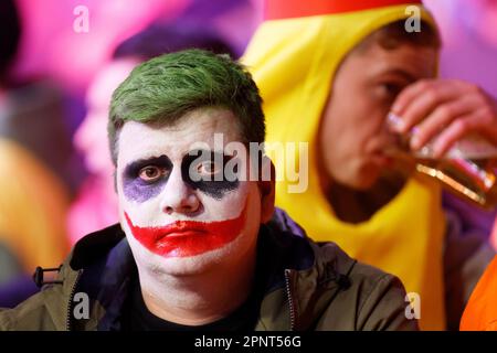 Rotterdam, Netherlands. April 20th, 2023. Spectator during the 12th round of the Premier League Darts in Ahoy. Credit:ANP/17�Թ����� Live News netherlands out - belgium out Stock Photo