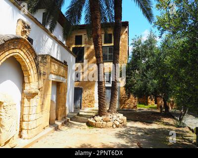 Nicosia, Devided Capital of Cyprus on a Road Trip, Mediterranean Sea Stock Photo